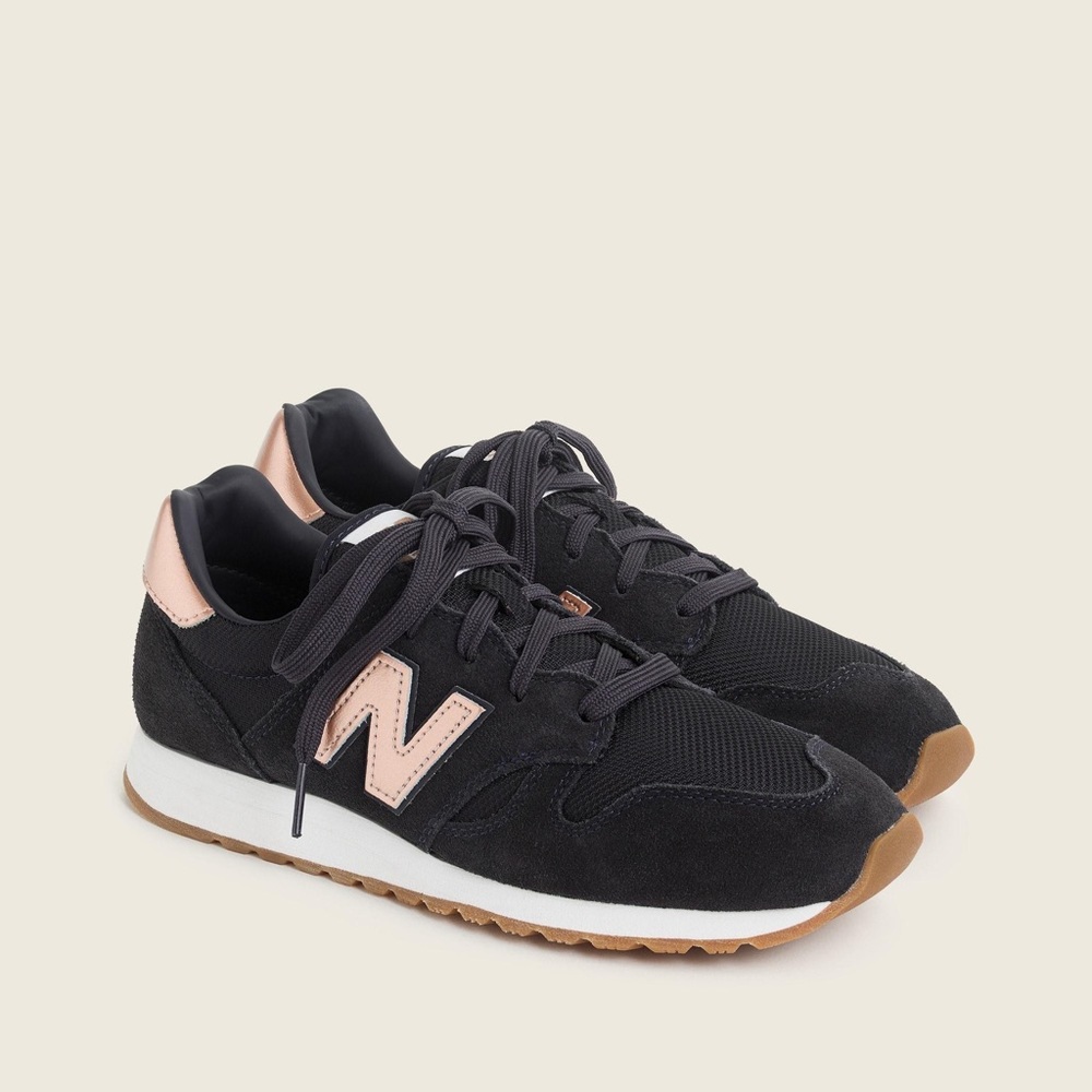 MINT$80 J Crew x New Balance 520 Sneakers Navy Rose Gold